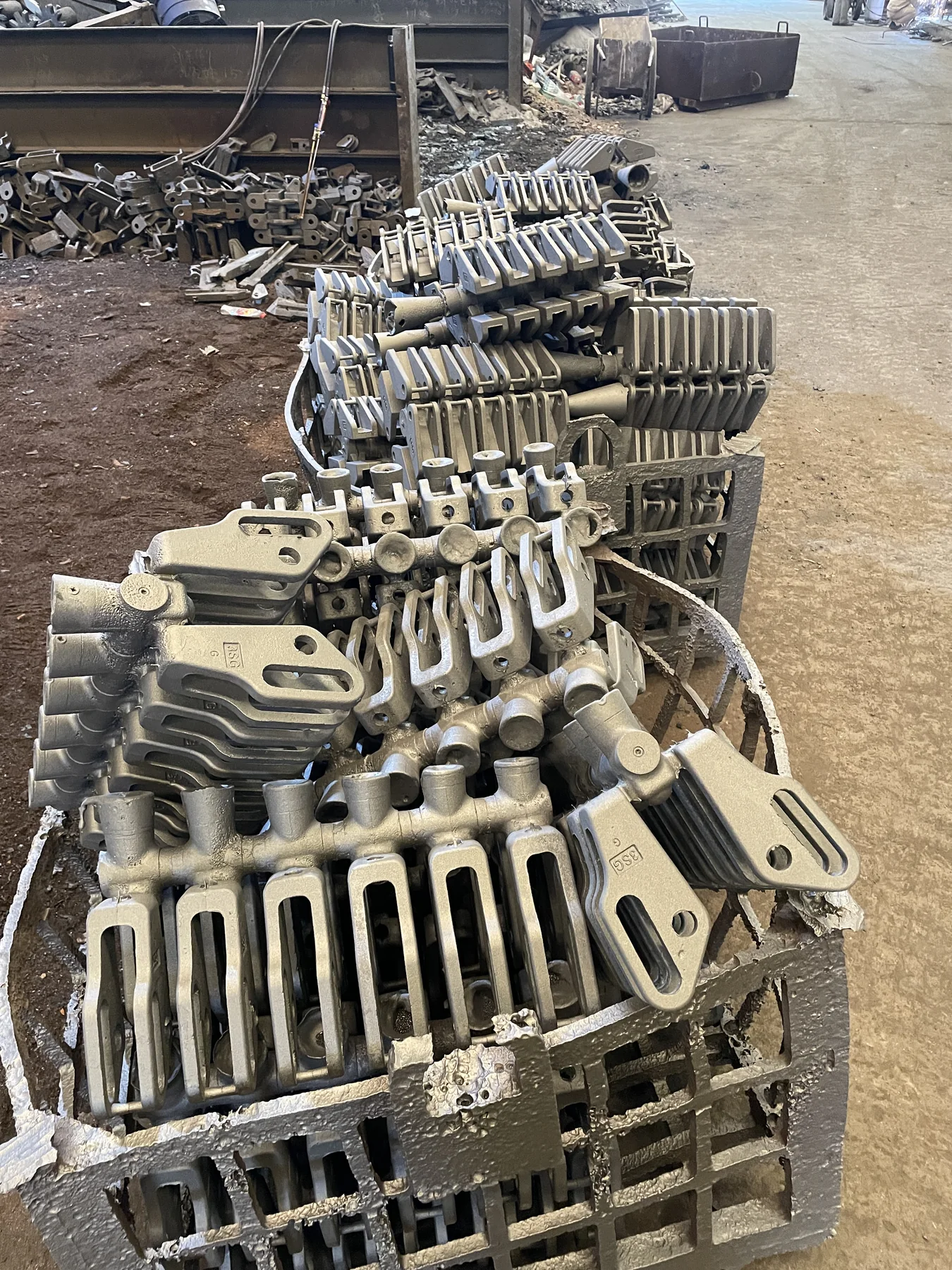 Custom industrial steel castings